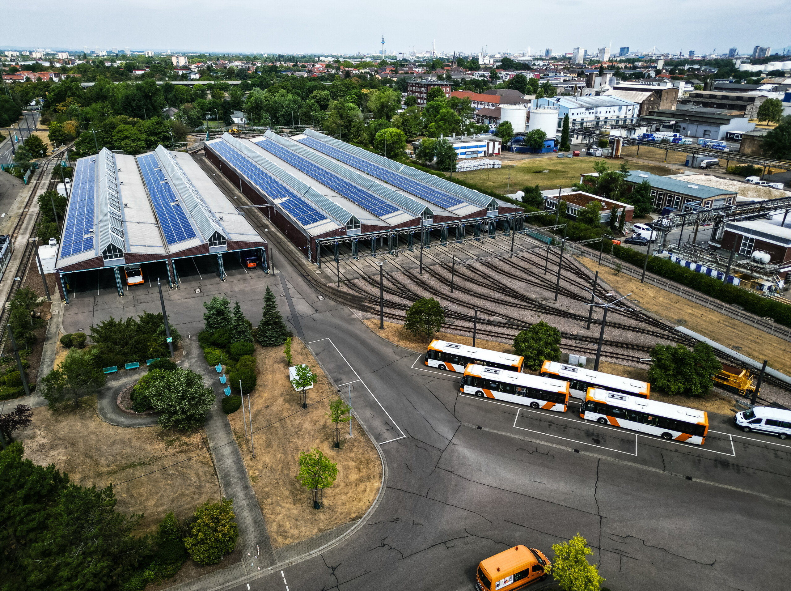 Sonderführung über den Betriebshof der rnv in Ludwigshafen