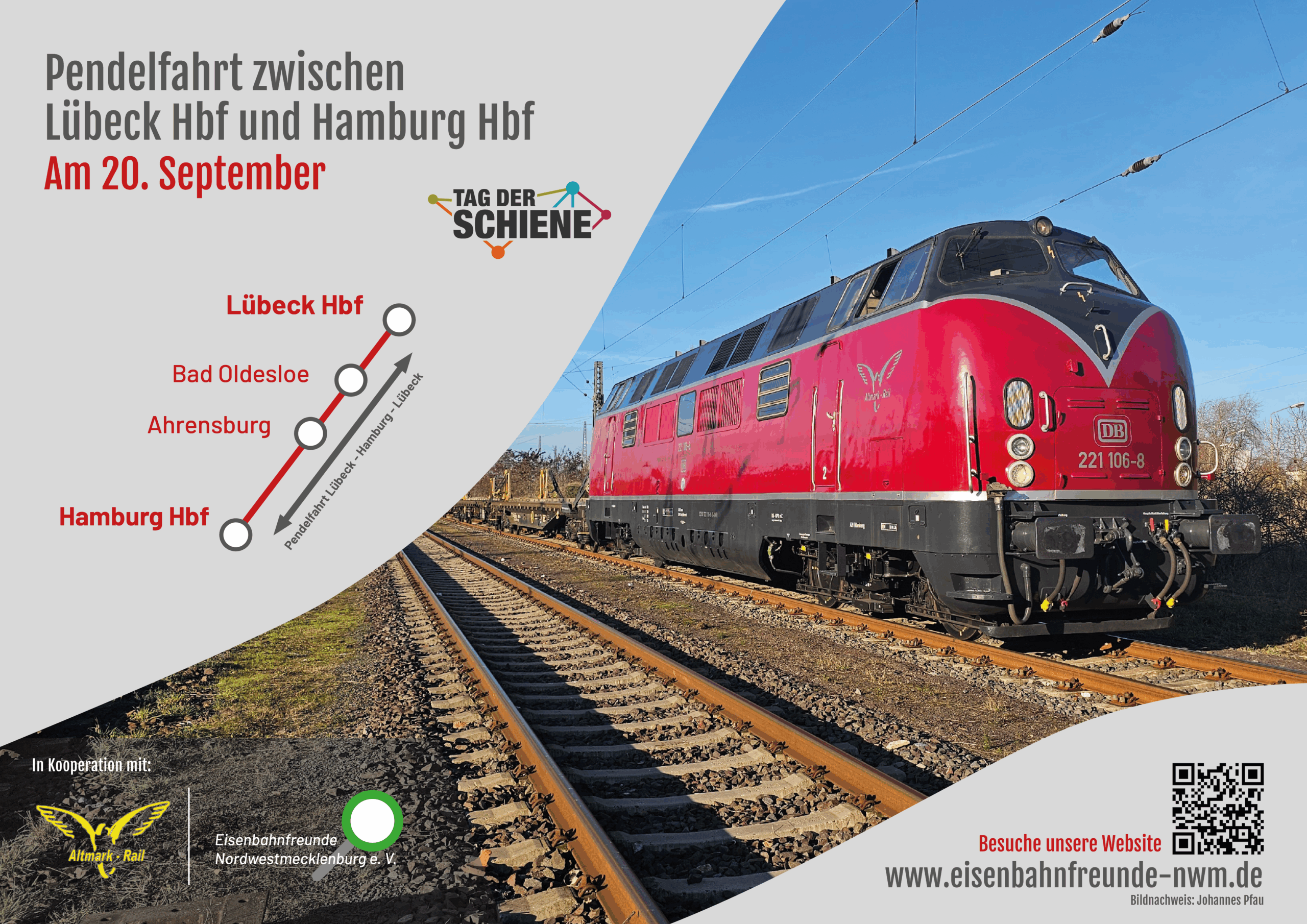 Pendelfahrten zw. Lübeck Hbf – Hamburg