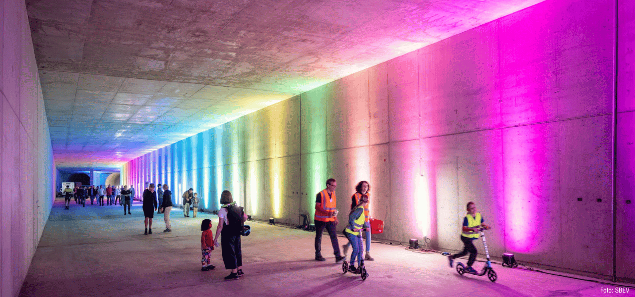 Tag der Schiene bei der SBEV im Stadtbahn-Tunnel